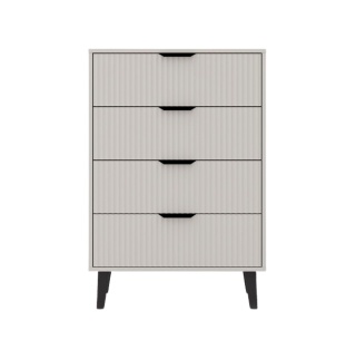 Komoda ryflowana z szufladami KOM-927-KASZ-LAM