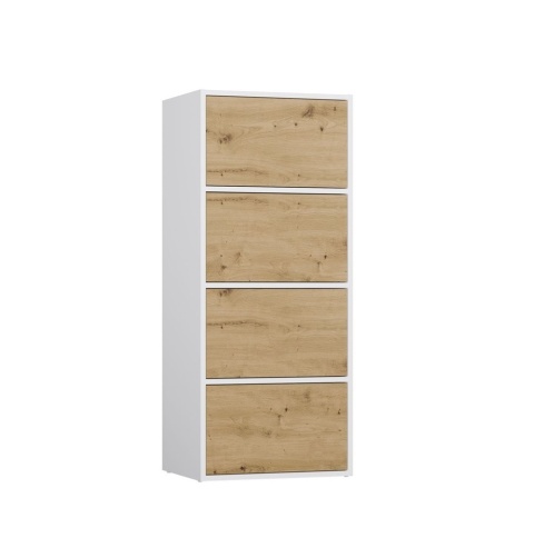 Komoda szerokość 50 cm KOM-935-BIEL-MAT-ART
