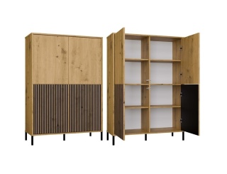 Komoda wysoka KOM-939-ART-LAM-GŁ