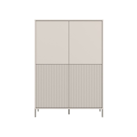 Komoda wysoka i szeroka KOM-939-KASZ-LAM-GŁ