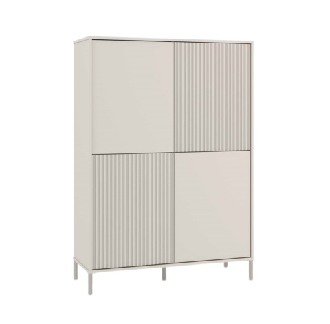 Komoda wysoka i szeroka KOM-939-KASZ-LAM-GŁ