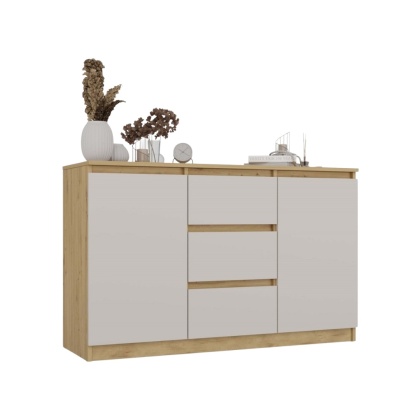 Komoda z szufladami i półkami KOM-912-ART-KASZ