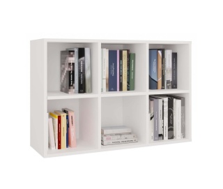 Mały regał na zabawki RE-1408-MINI-BIEL-MAT