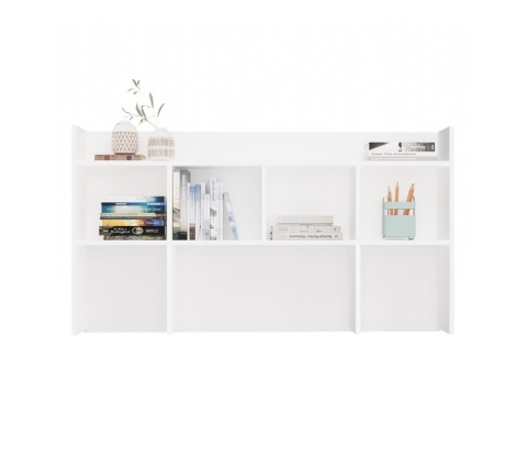 Nadstawka na biurko 130cm BIUR-731-BIEL-MAT