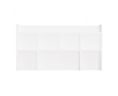 Nadstawka na biurko 130cm BIUR-731-BIEL-MAT