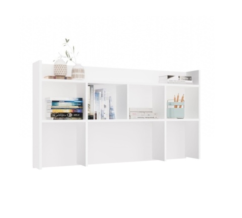 Nadstawka na biurko 130cm BIUR-731-BIEL-MAT