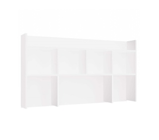 Nadstawka na biurko 130cm BIUR-731-BIEL-MAT