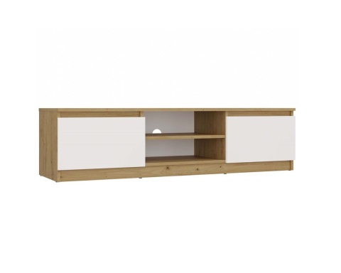 Niska komoda pod telewizor 140cm RTV-502-ART-BIEL-MAT