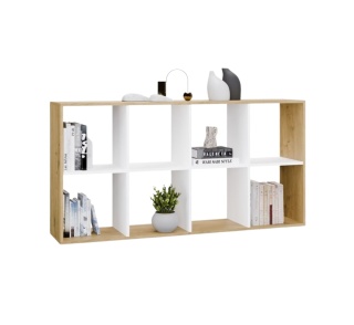 Niski regał na książki RE-1409-ART-BIEL-MAT