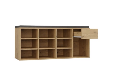 Pojemna szafka na buty z siedziskiem BUT-212-ART