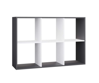 Regał 2x3 RE-1408-ANT-BIEL-MAT