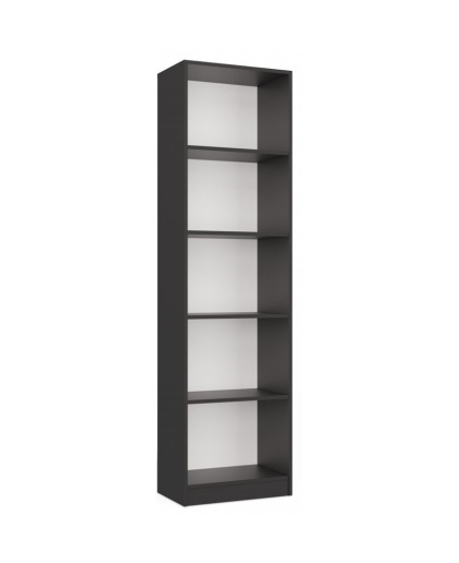 Regał na książki 50 cm szerokości RE-1402-ANT-BIEL-MAT