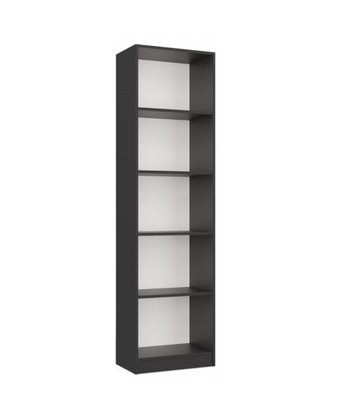 Regał na książki 50 cm szerokości RE-1402-ANT-BIEL-MAT