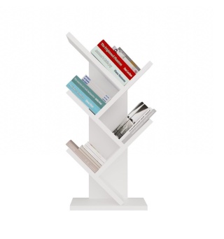 Regał na książki drzewo RE-1428-MINI-BIEL-MAT