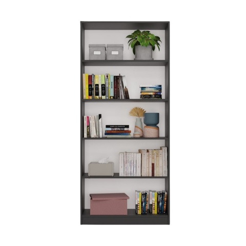 Regał szerokość 80 cm RE-1404-ANT-BIEL-MAT