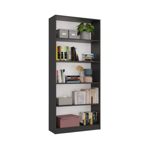 Regał szerokość 80 cm RE-1404-ANT-BIEL-MAT