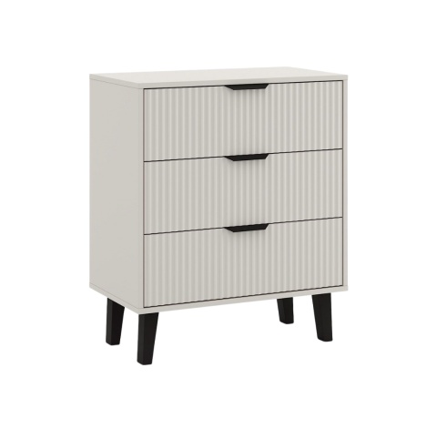 Ryflowana komoda KOM-926-KASZ-LAM