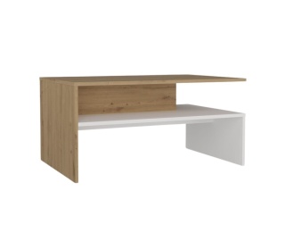 Stolik kawowy biało drewniany STOL-812-ART-BIEL-MAT