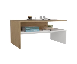 Stolik kawowy biało drewniany STOL-812-ART-BIEL-MAT