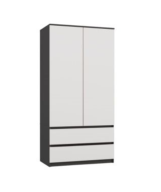 Szafa młodzieżowa SZAF-1008-ANT-BIEL-MAT