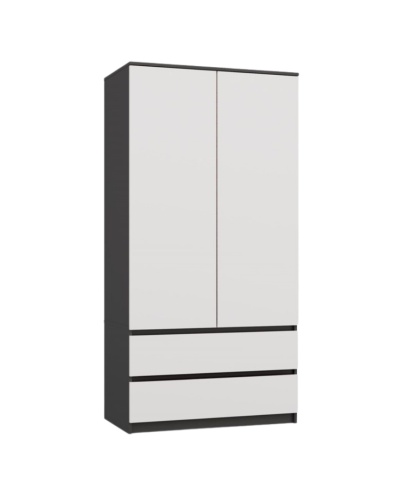 Szafa młodzieżowa SZAF-1008-ANT-BIEL-MAT