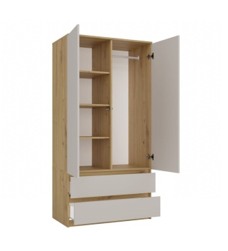 Szafa ubraniowa 2 drzwiowa SZAF-1008-ART-KASZ