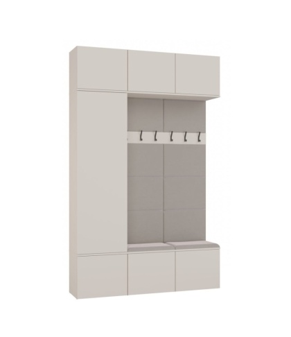 Szafa z garderobą GAR-108-2W-1S-KASZ