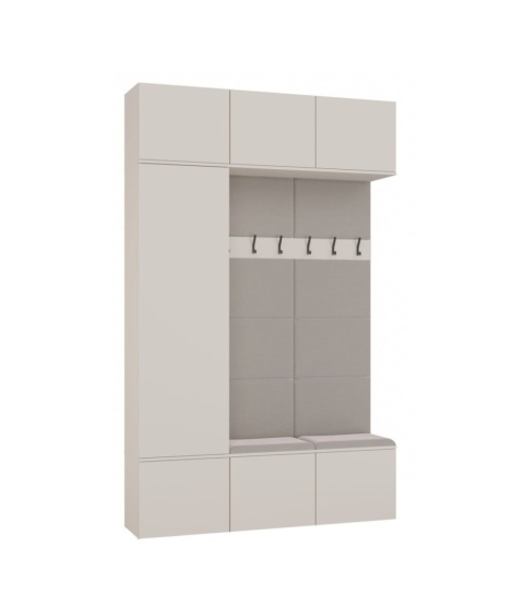 Szafa z garderobą GAR-108-2W-1S-KASZ