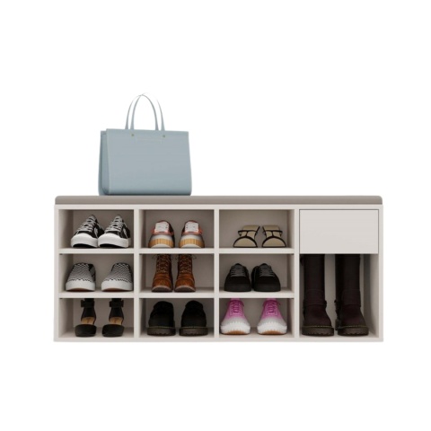 Szafka na buty do przedpokoju z siedziskiem BUT-212-KASZ