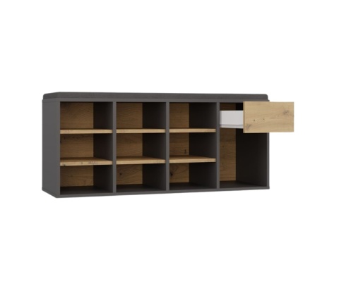 Szafka na buty z siedzeniem BUT-212-ANT-ART