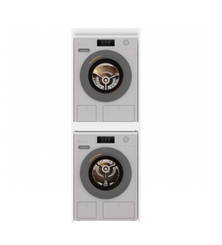 Szafka na pralkę i suszarkę LAZ-1326-BIEL-MAT