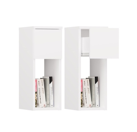 Szafka nocna 20 cm SN-315-BIEL-MAT