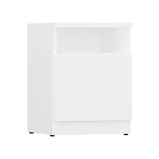 Szafka nocna biała 30 cm SN-316-BIEL-MAT