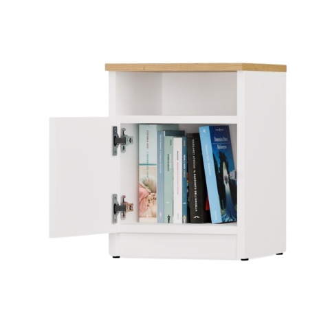 Szafka nocna szerokość 30 cm SN-316-ART-BIEL-MAT