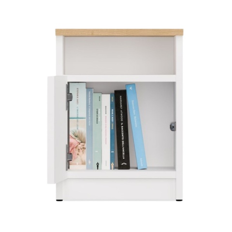 Szafka nocna szerokość 30 cm SN-316-ART-BIEL-MAT