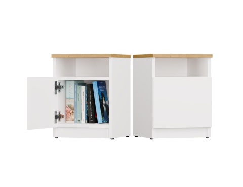 Szafka nocna szerokość 30 cm SN-316-ART-BIEL-MAT