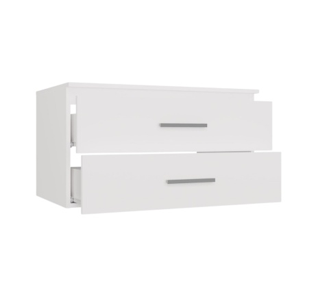 Szafka pod umywalkę nablatową 80 LAZ-1327-BIEL-MAT-80