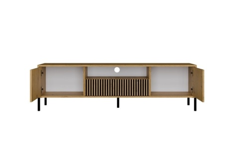 Szafka rtv nowoczesna dluga 160cm RTV-509-ART-LAM-GŁ