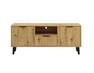 Szafka rtv ryflowana 140cm RTV-510-ART-LAM