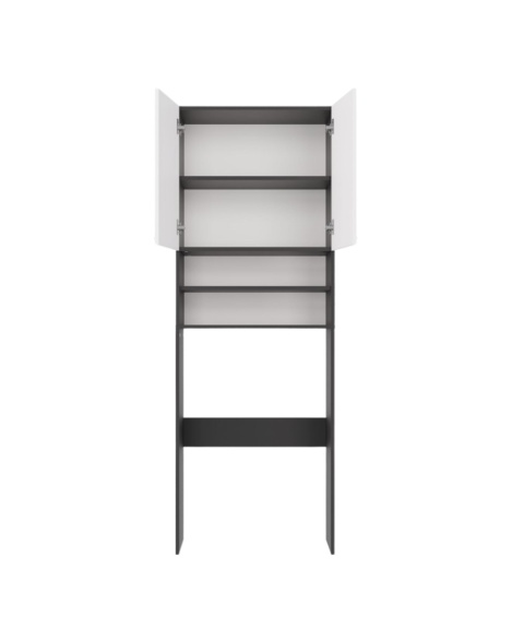 Szafka stojąca nad pralkę LAZ-1302-ANT-BIEL-MAT