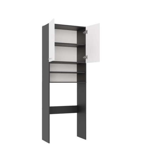 Szafka stojąca nad pralkę LAZ-1302-ANT-BIEL-MAT