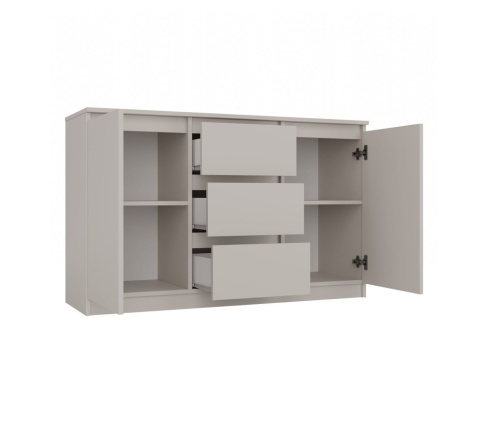 Szafka z szufladami i półkami 120cm KOM-912-KASZ