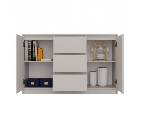 Szafka z szufladami i półkami 120cm KOM-912-KASZ