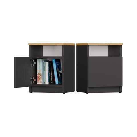 Wąska szafka nocna 30 cm SN-316-ANT-ART