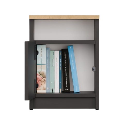 Wąska szafka nocna 30 cm SN-316-ANT-ART