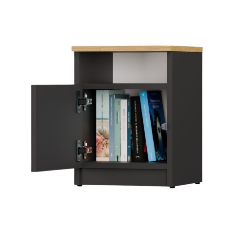 Wąska szafka nocna 30 cm SN-316-ANT-ART