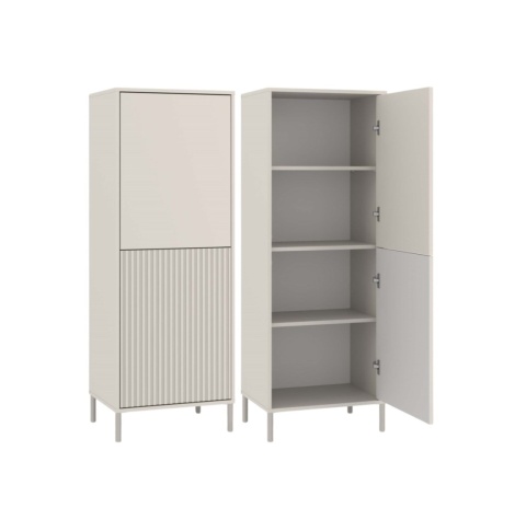 Wąska wysoka szafka KOM-938-KASZ-LAM-GŁ