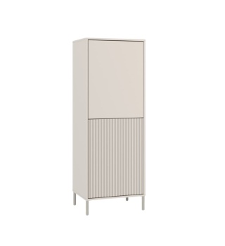 Wąska wysoka szafka KOM-938-KASZ-LAM-GŁ