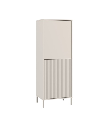 Wąska wysoka szafka KOM-938-KASZ-LAM-GŁ