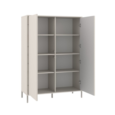 Wysoka komoda do sypialni KOM-937-KASZ-LAM-GŁ